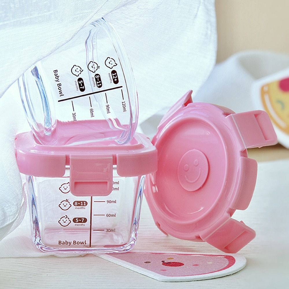 Baby Food In Jars - صندوق تخزين طعام زجاجي للأطفال ،