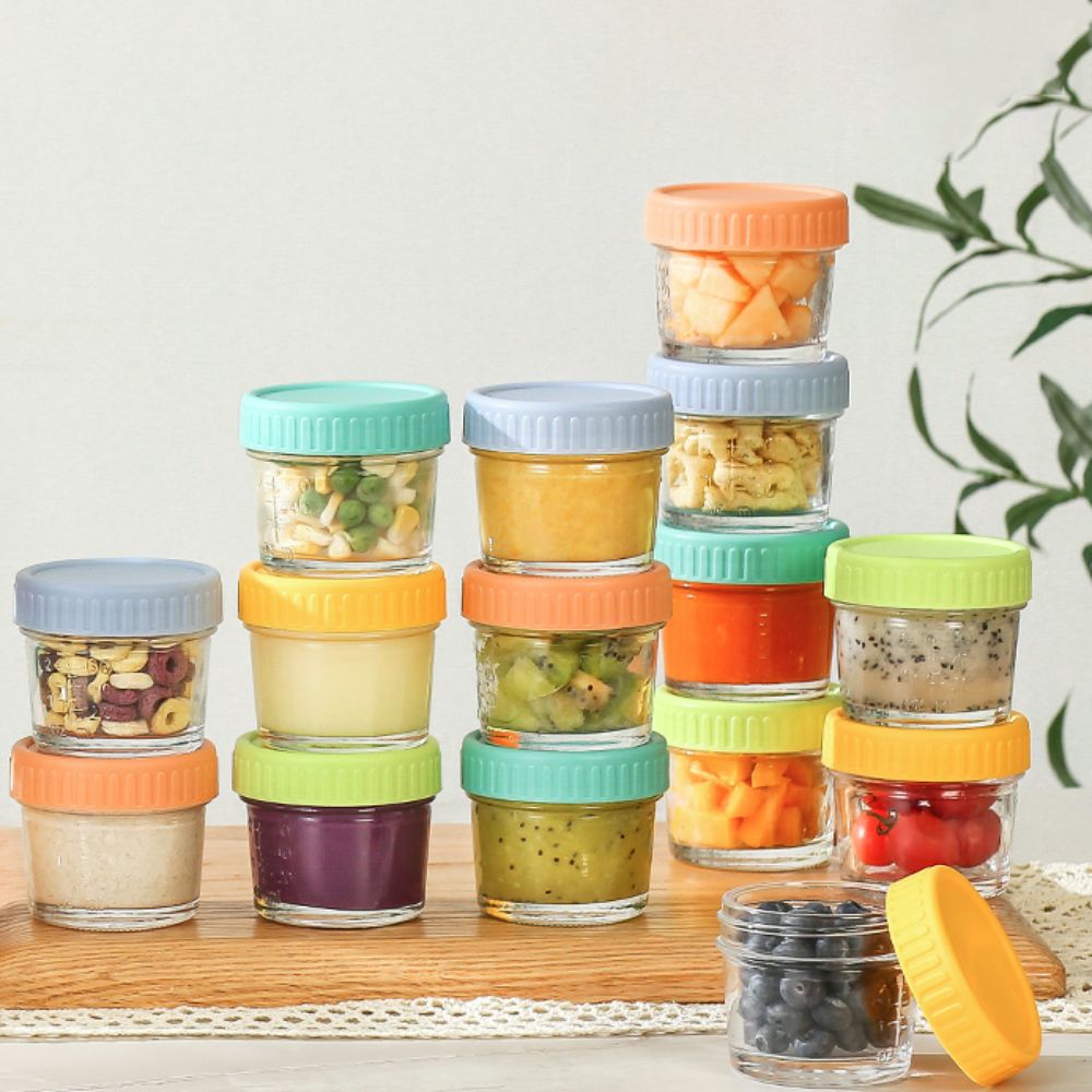 Baby Food In Jars - 6 قطعة برطمان طعام للأطفال زجاجي