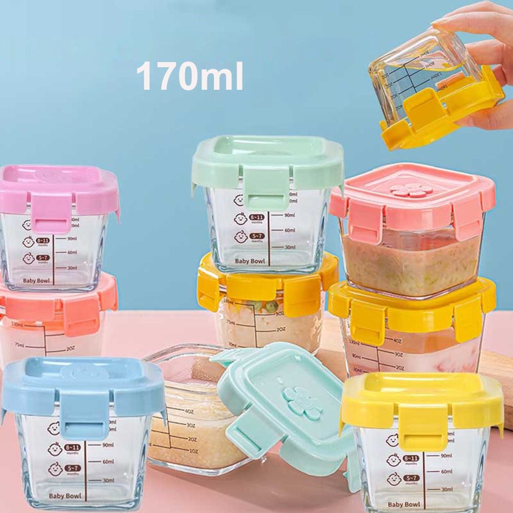 Baby Food In Jars - صندوق زجاجي لتخزين الطعام للأطفال الصغار