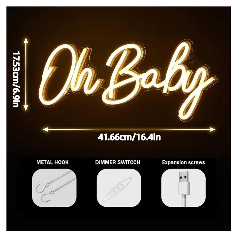 لافتات نيون Oh Baby لديكور الح - مراجعة Baby Food Restaurant وسعره
