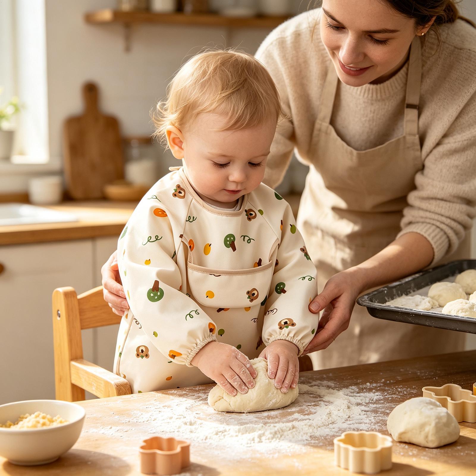 مريلة أطفال مقاومة للماء قابلة - مراجعة Baby Food Restaurant وسعره