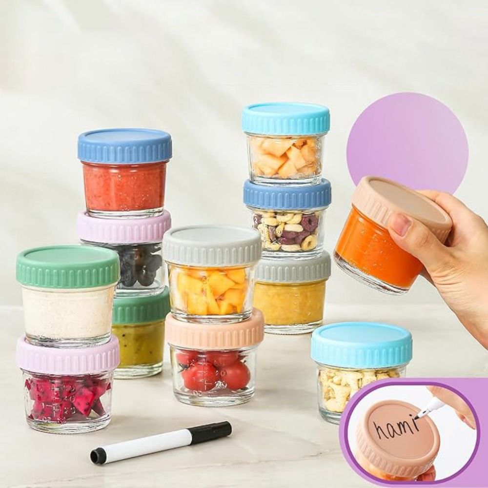 6 قطعة جرة ميسون الزجاج جرة أغ - مراجعة Baby Food In Jars وسعره