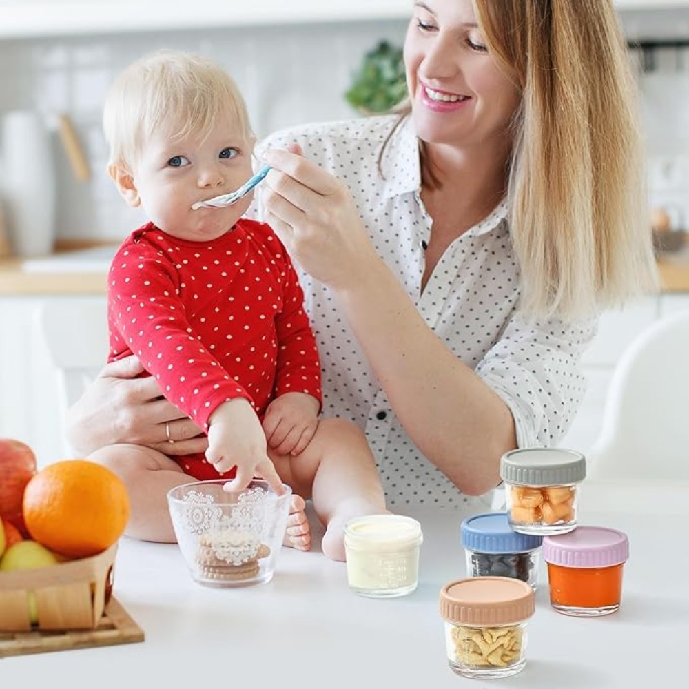 6 قطعة جرة ميسون الزجاج جرة أغ - مراجعة Baby Food In Jars وسعره