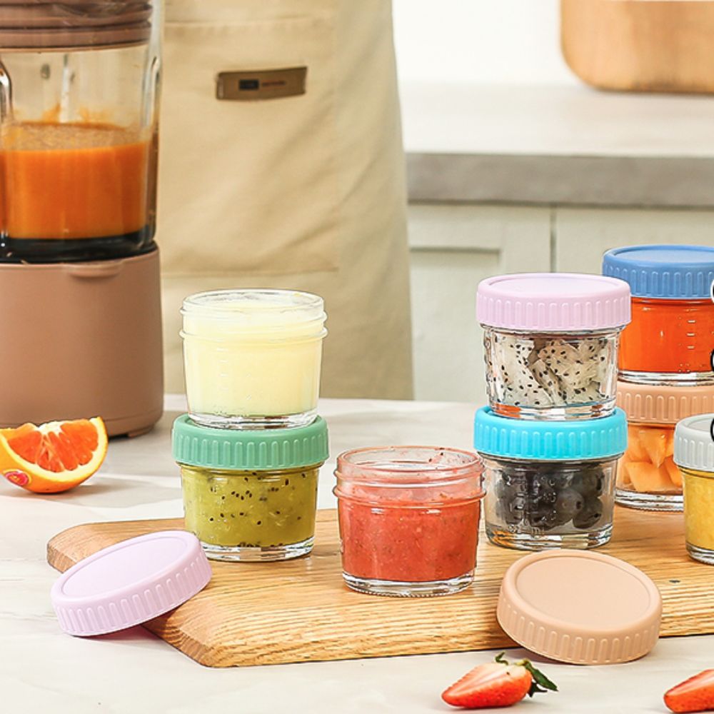 6 قطعة برطمان طعام للأطفال زجا - مراجعة Baby Food In Jars وسعره