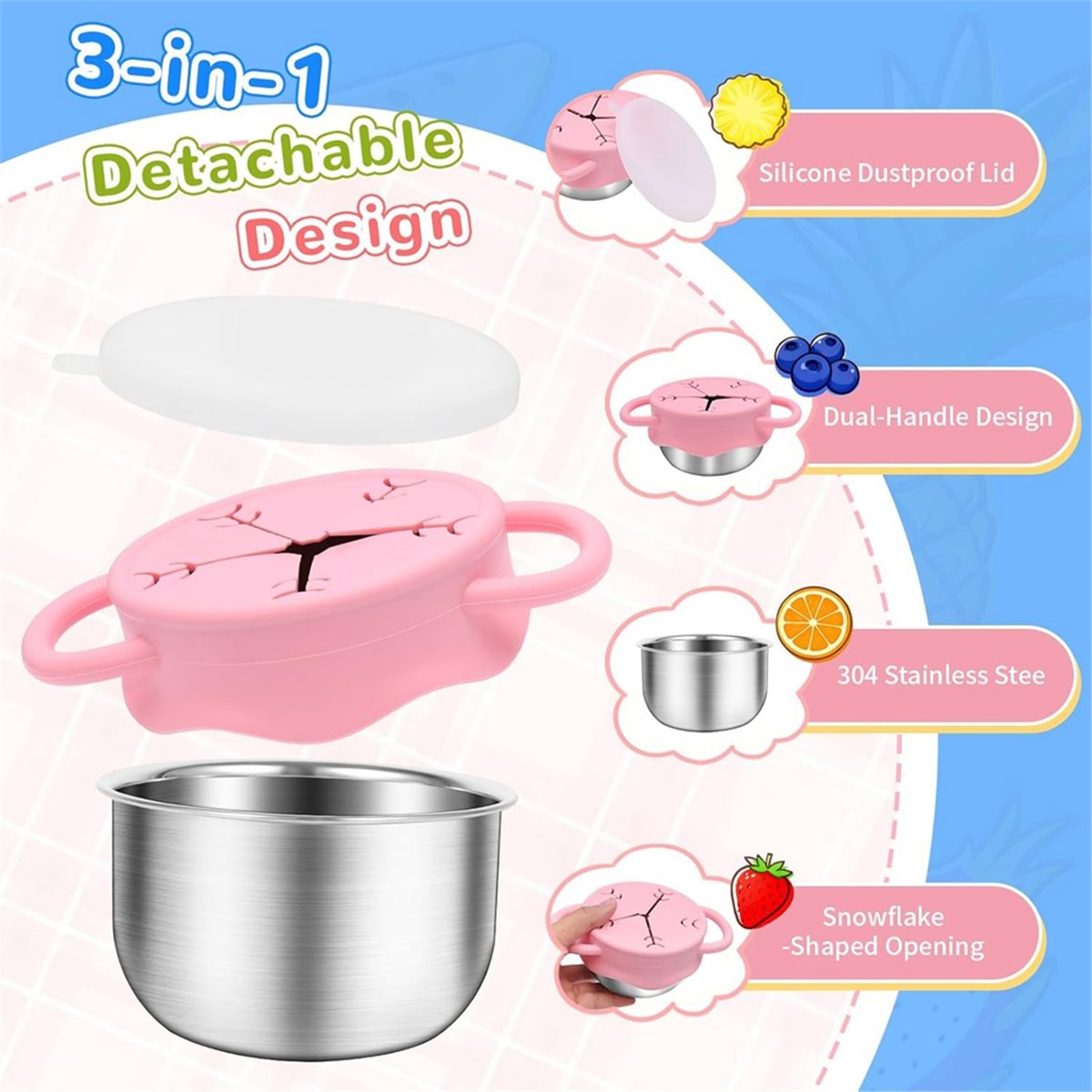2026 جديد 2 عبوة من حاويات الو - مراجعة Snack Cup Toddler وسعره