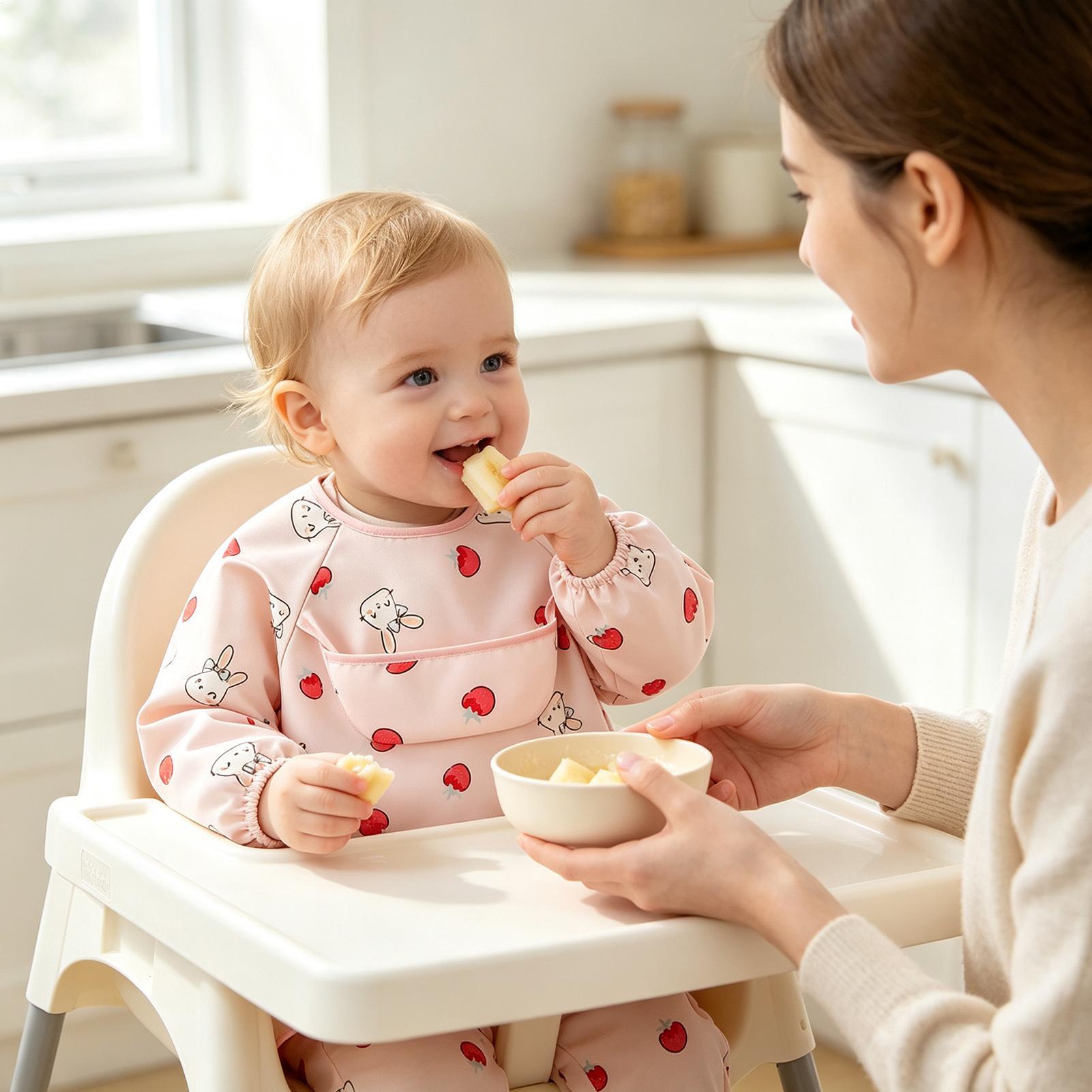 مريلة أطفال ناعمة قابلة للتعدي - مراجعة Baby Food Restaurant وسعره