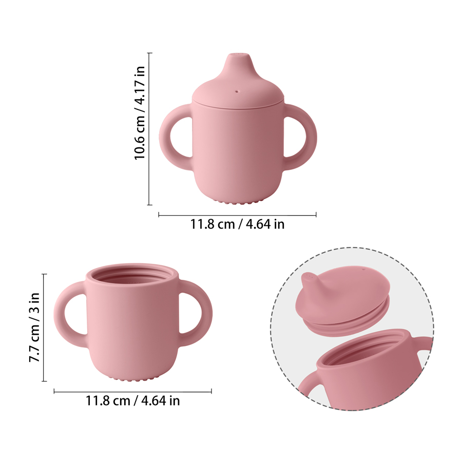 1 قطعة تغذية الطفل أكواب سيليك - مراجعة Snack Cup Toddler وسعره
