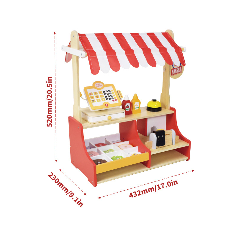 لعبة أطفال خشبية على شكل متجر  - مراجعة Baby Food Restaurant وسعره